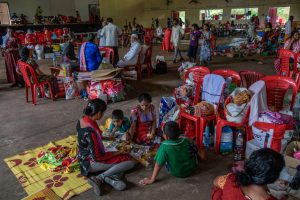 relief camps opened after heavy rain